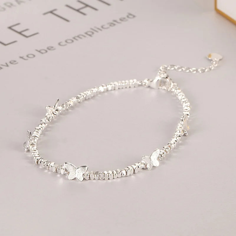 la chic 925 Sterling Silver Butterfly Bracelet