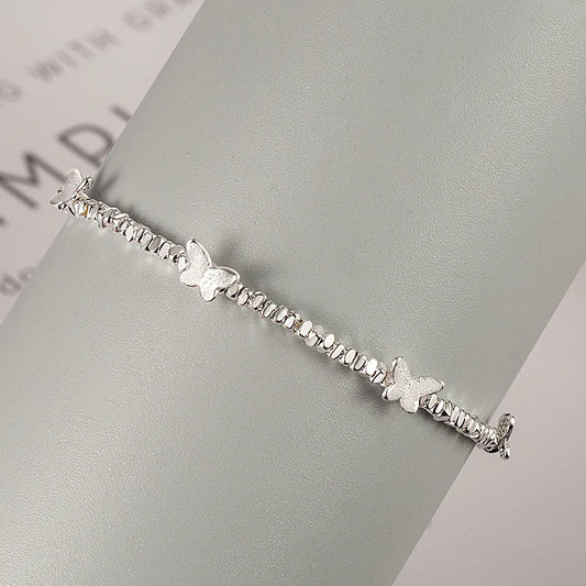 la chic 925 Sterling Silver Butterfly Bracelet